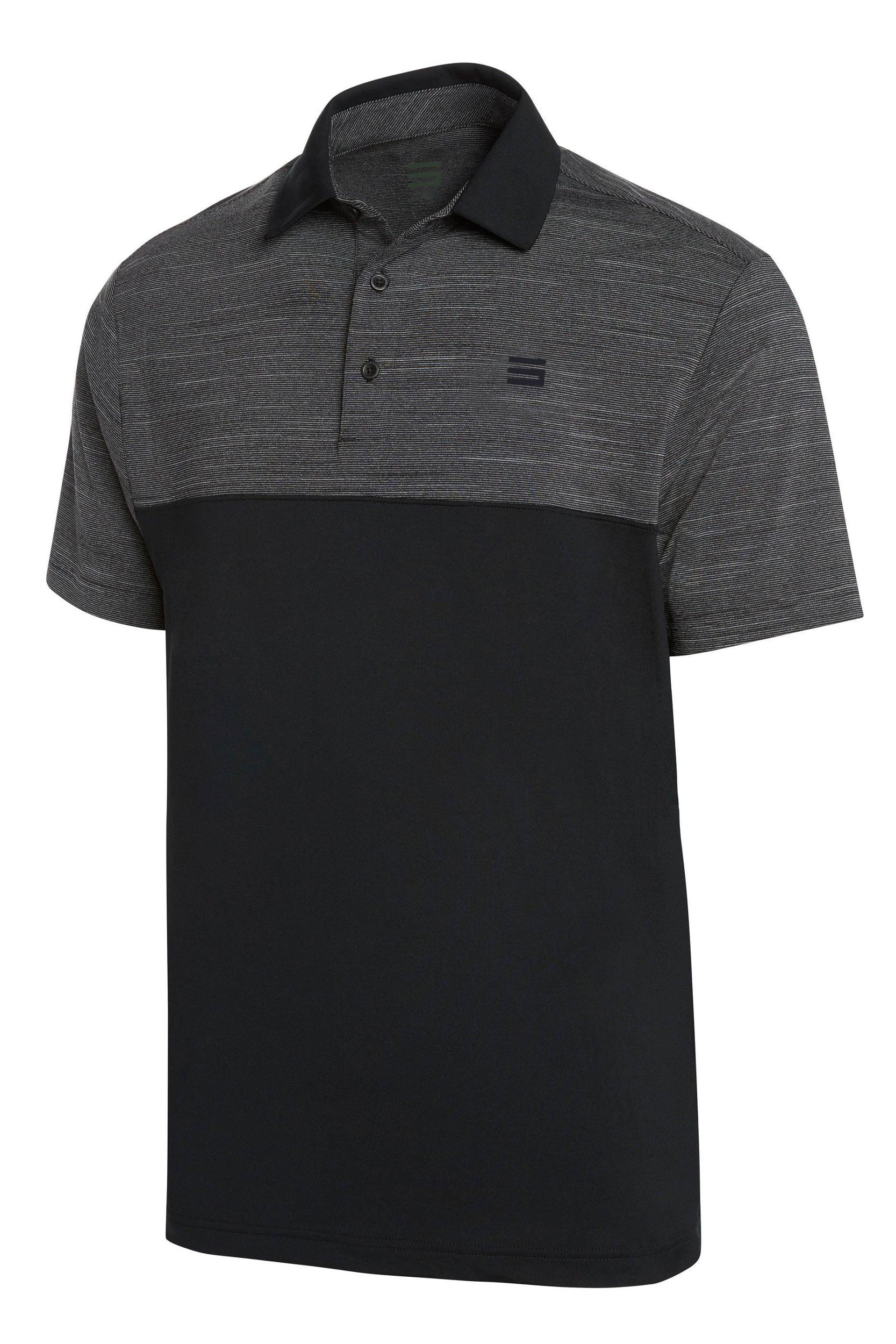 Three Sixty Six Men's Heathered Two-Tone Golf Polo Male Product Image