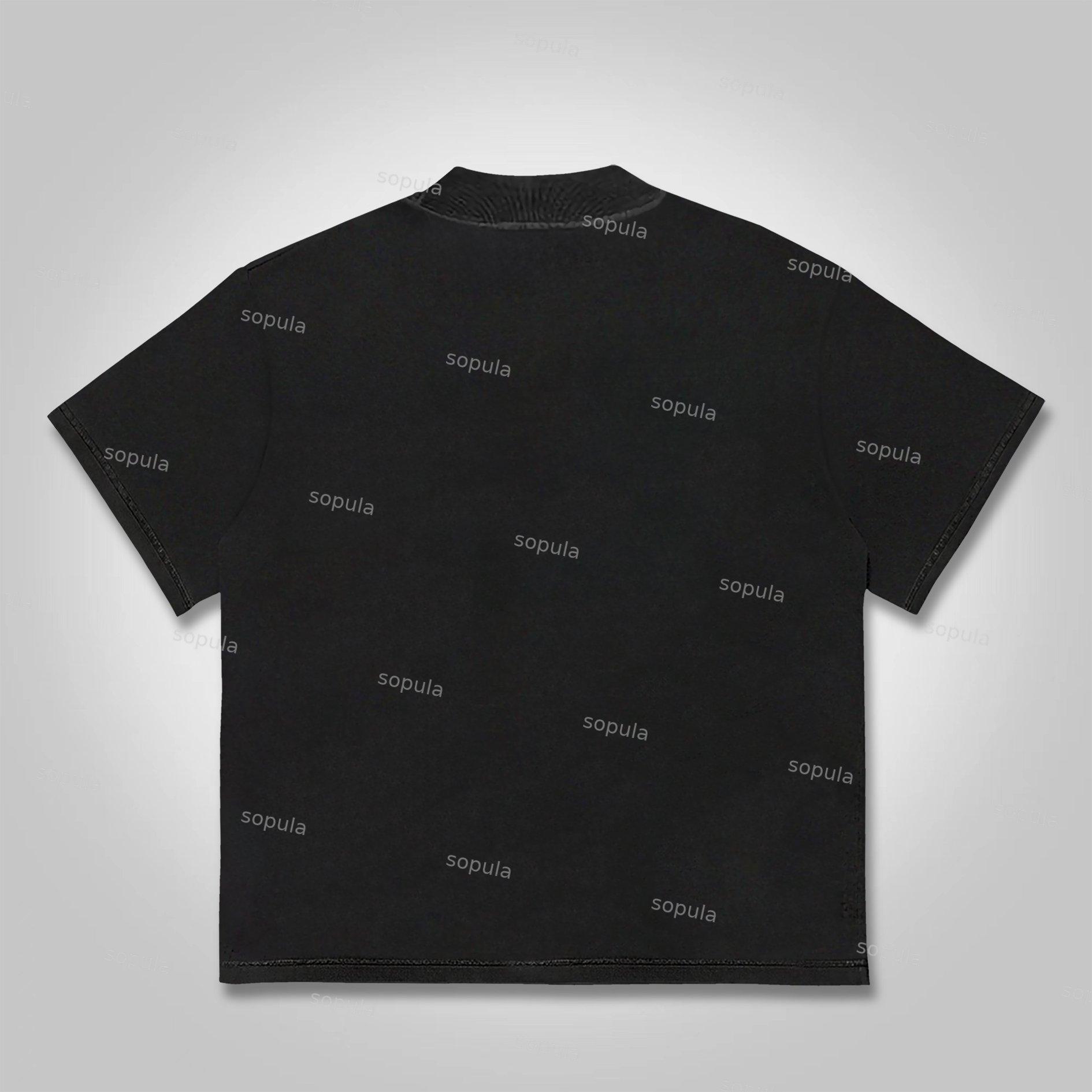 Sopula Freedom Abstract Character Graphic Cotton T-Shirt Product Image