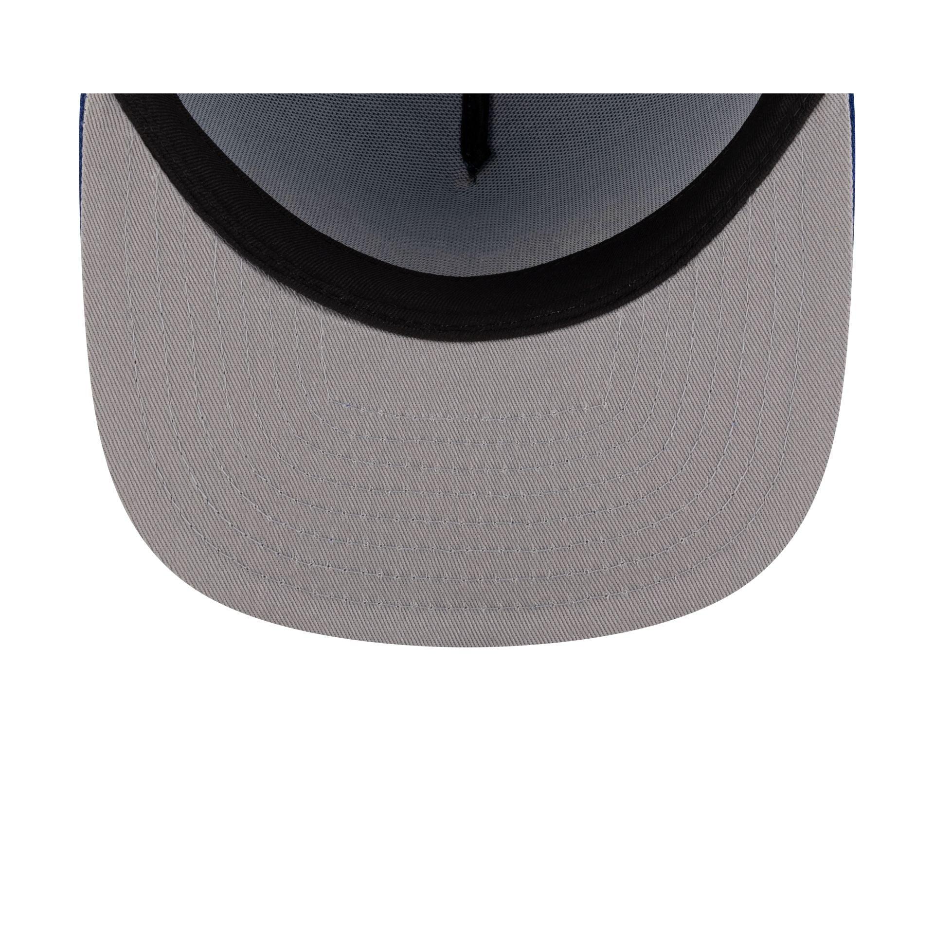 Just Caps Sky Blue Milwaukee Brewers 59FIFTY A-Frame Fitted Hat Male Product Image