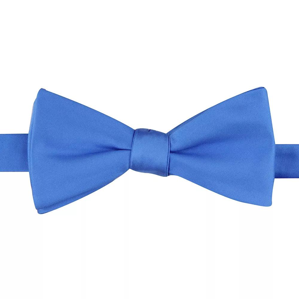 Men's Bespoke Pre-Tied Sateen Bow Tie, Red Sateen Product Image