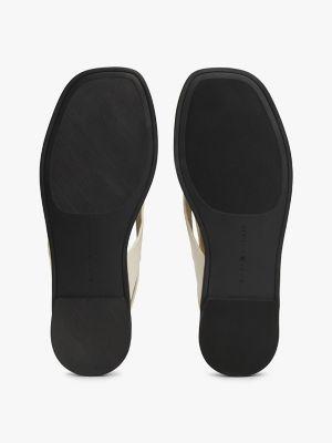 Flat Leather Slingback Sandal Product Image