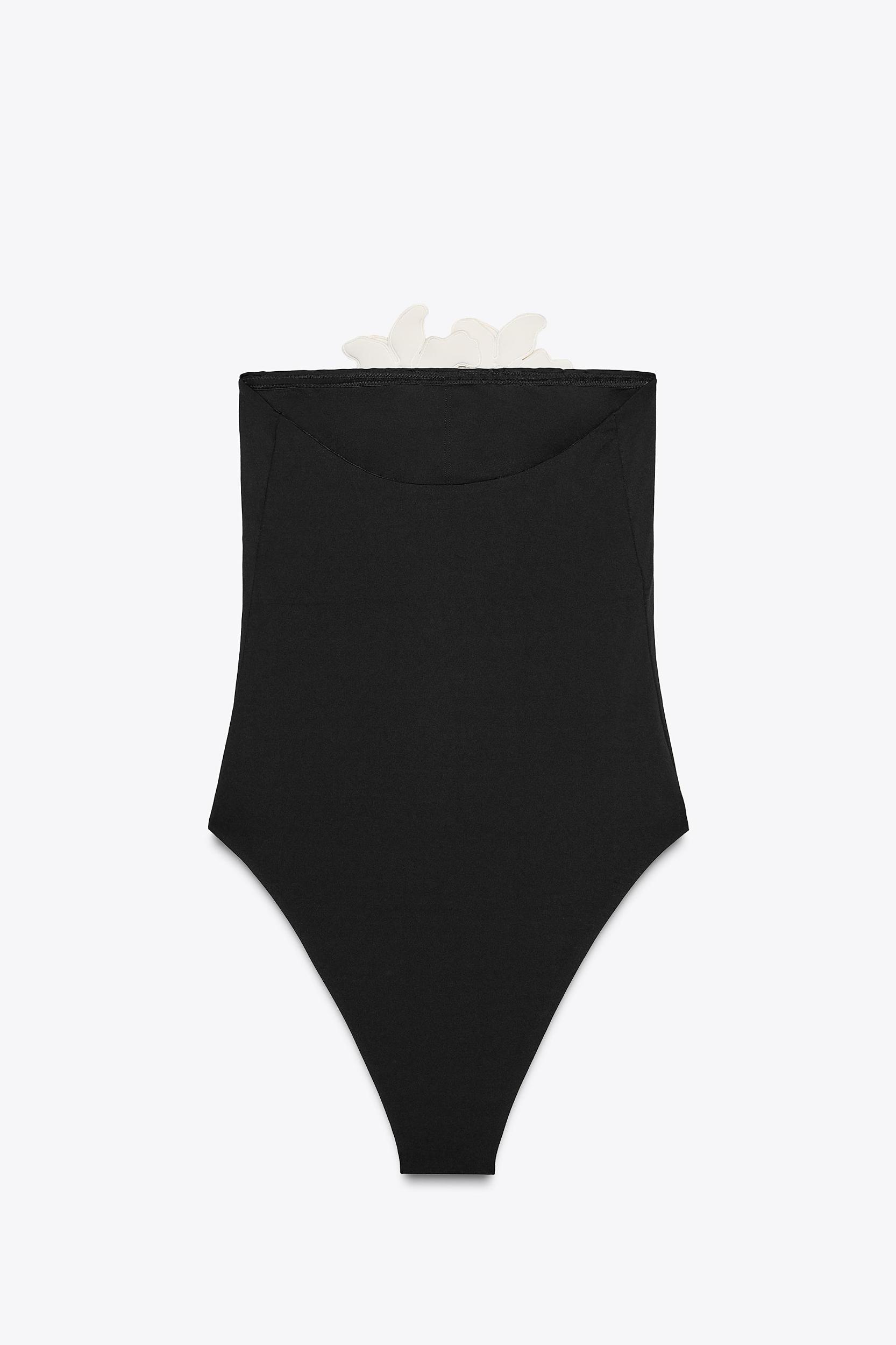 FLORAL BANDEAU SWIMSUIT Product Image