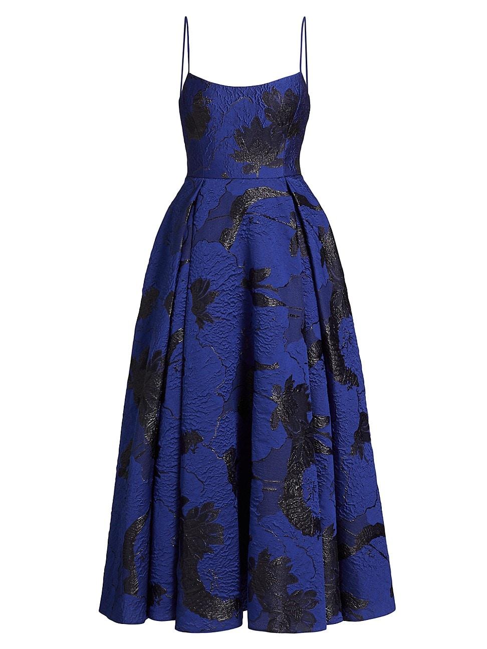 Womens Nicolette Floral Jacquard Maxi Dress Product Image