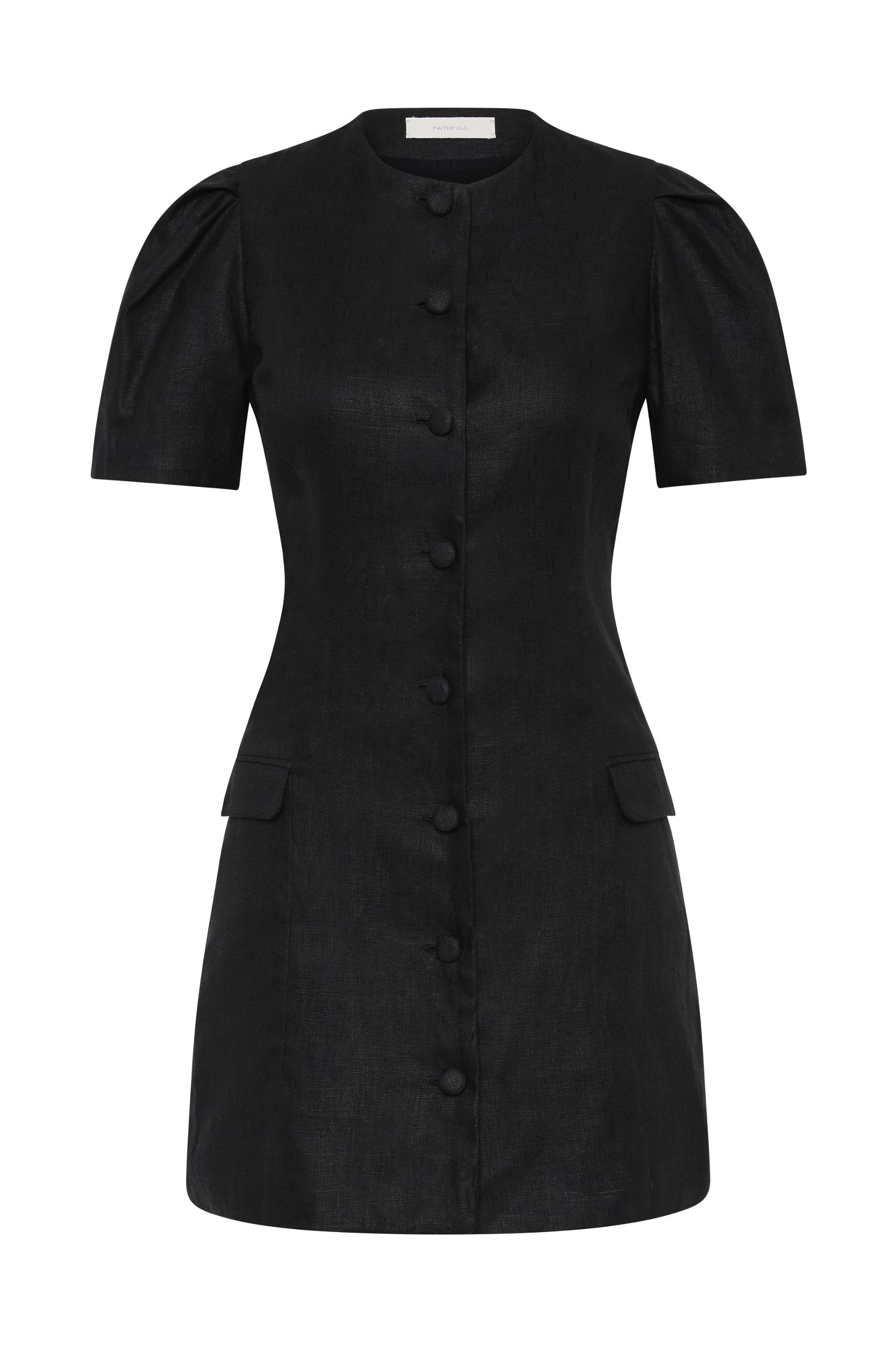 Emma Mini Dress Black - Final Sale Product Image