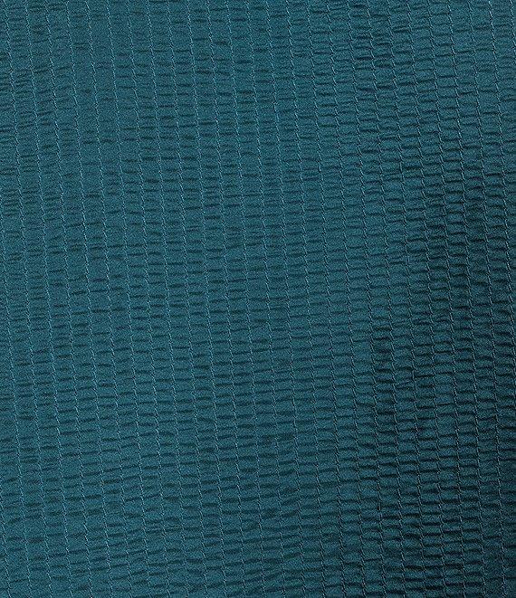 Eileen Fisher Quilted Silk Round Neck Long Sleeve Jacket Product Image