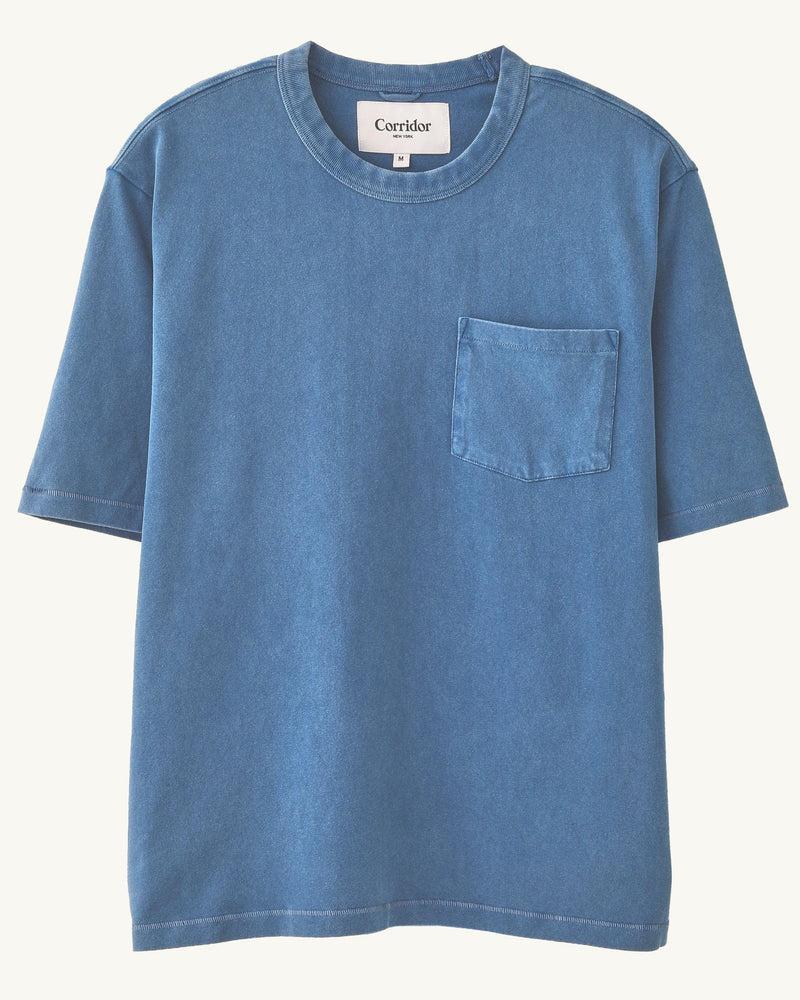 Garment Dye Tee - Washed Navy Product Image