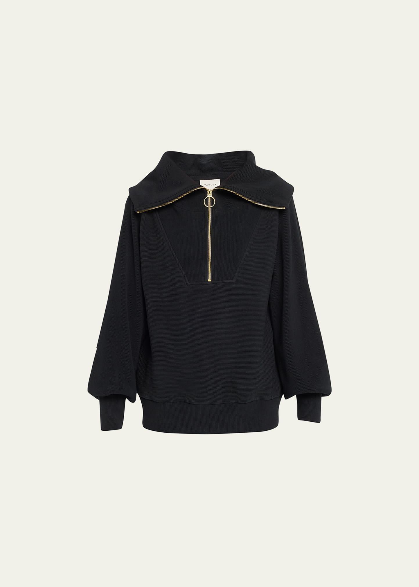 Vine Oversized 1/2-Zip Pullover Sweatshirt Product Image