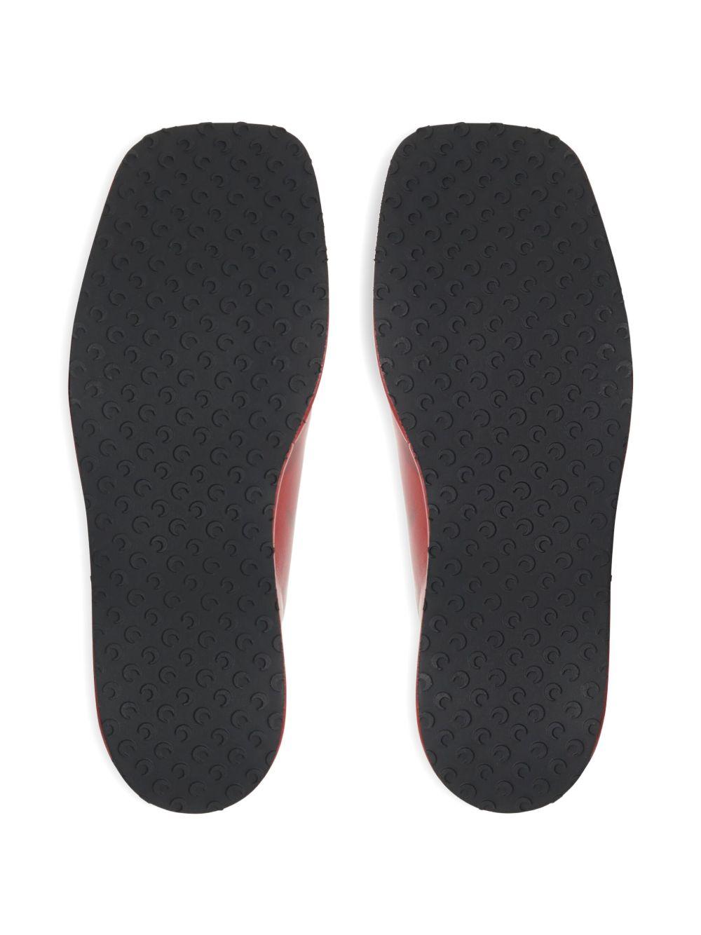 Moon-airbrushed platform mules Product Image