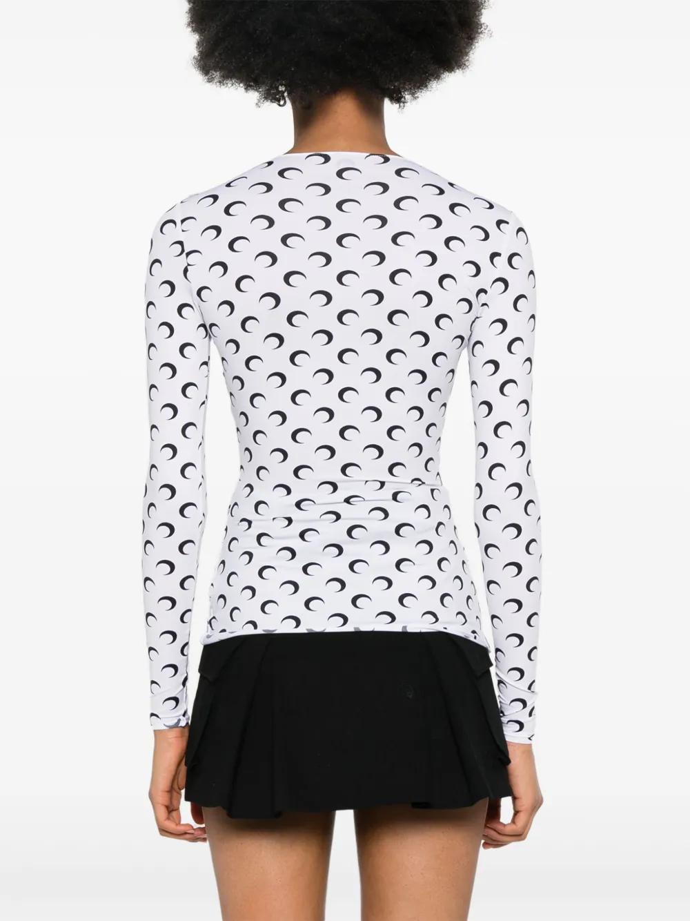 Crescent Moon-print T-shirt Product Image