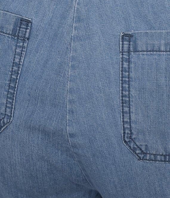 Westbound Plus Size Cotton Lyocell Crop Pull-On Pants Product Image