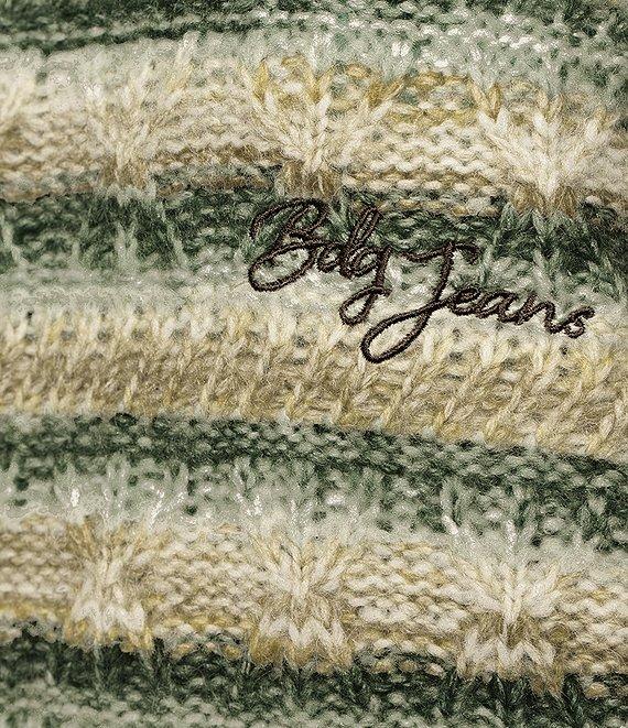 BDG Urban Outfitters Patterned Textured Wool-Blend Slouch Sweater Product Image