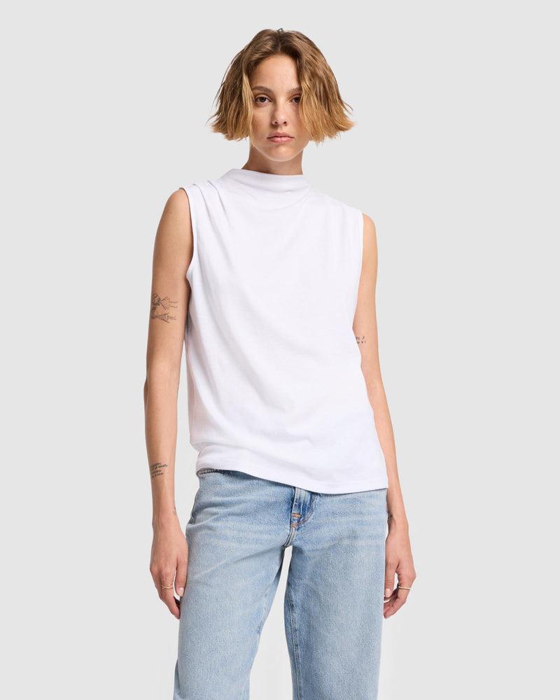 High Neck Draped Top Product Image