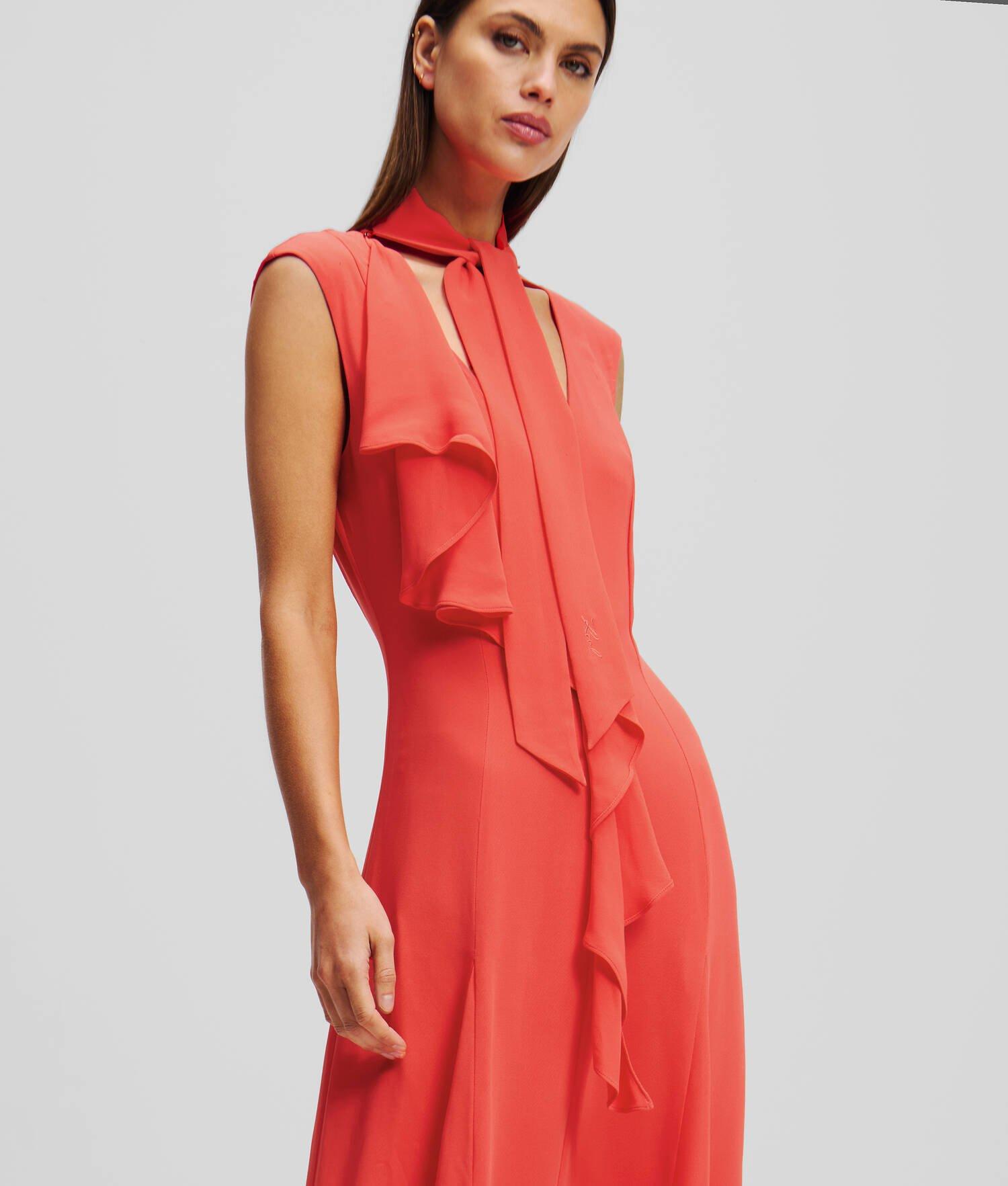 RUFFLE-DETAIL DRESS Product Image