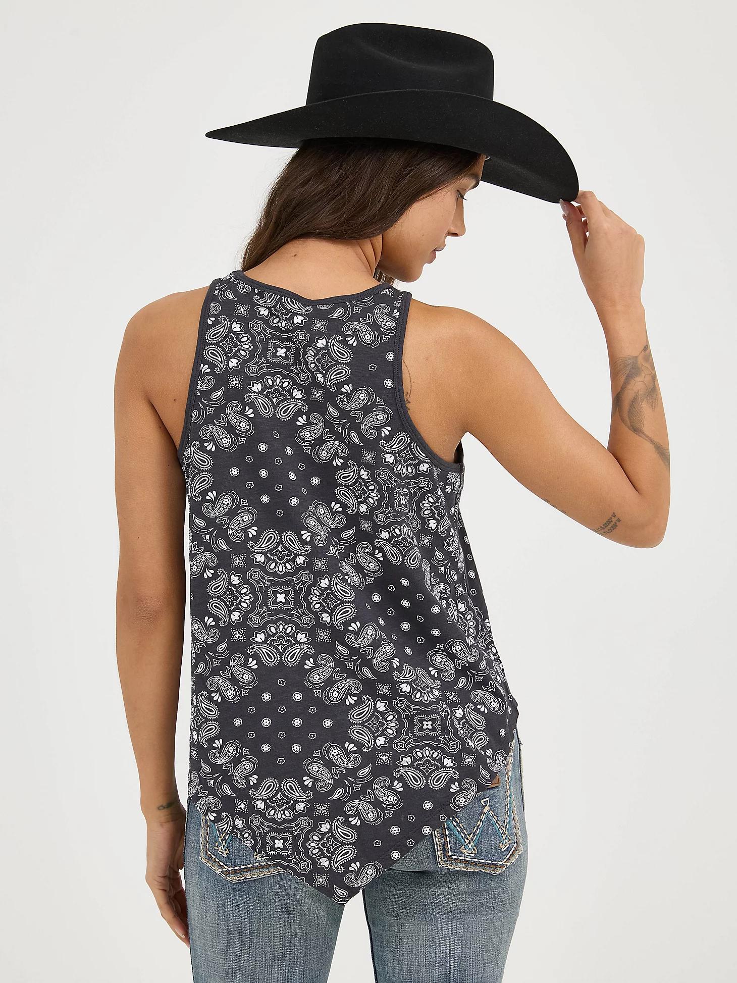 Women's Wrangler Allover Bandana Print Tank Product Image