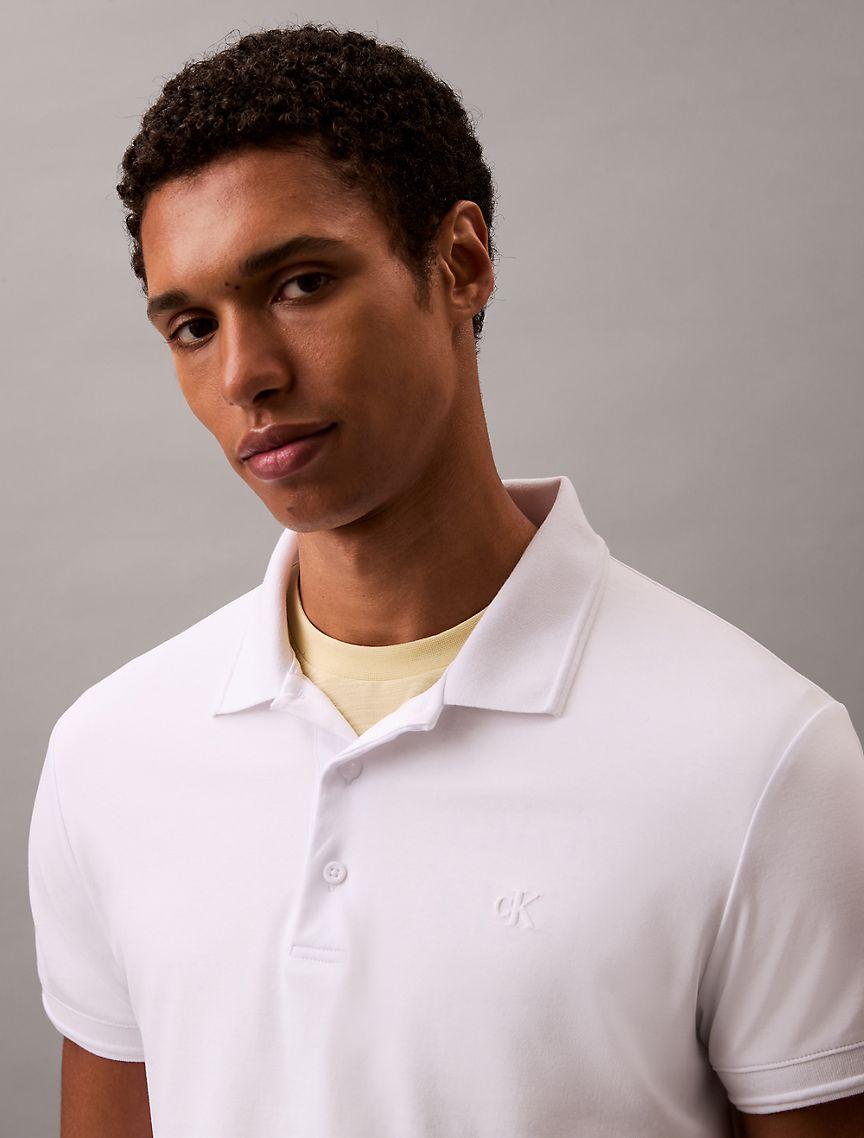 Embossed Tipped Polo Shirt Product Image
