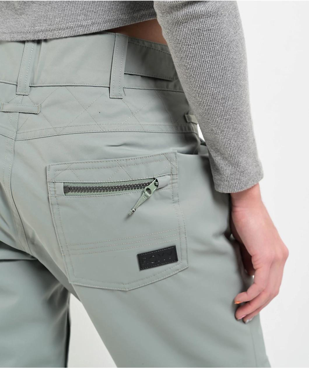 Roxy Women's Nadia Lily Pad 10K Snowboard Pants 2025 Product Image