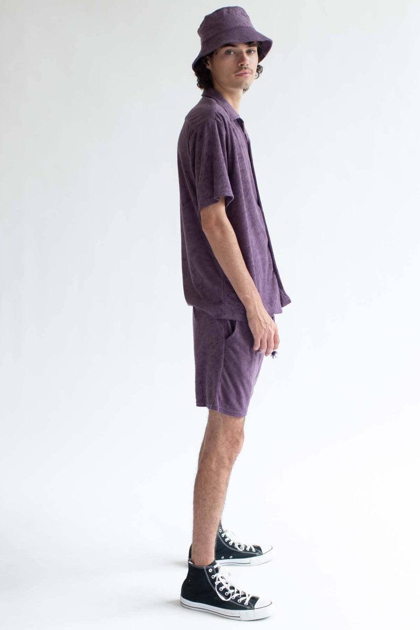 Plum Terry Shorts Product Image