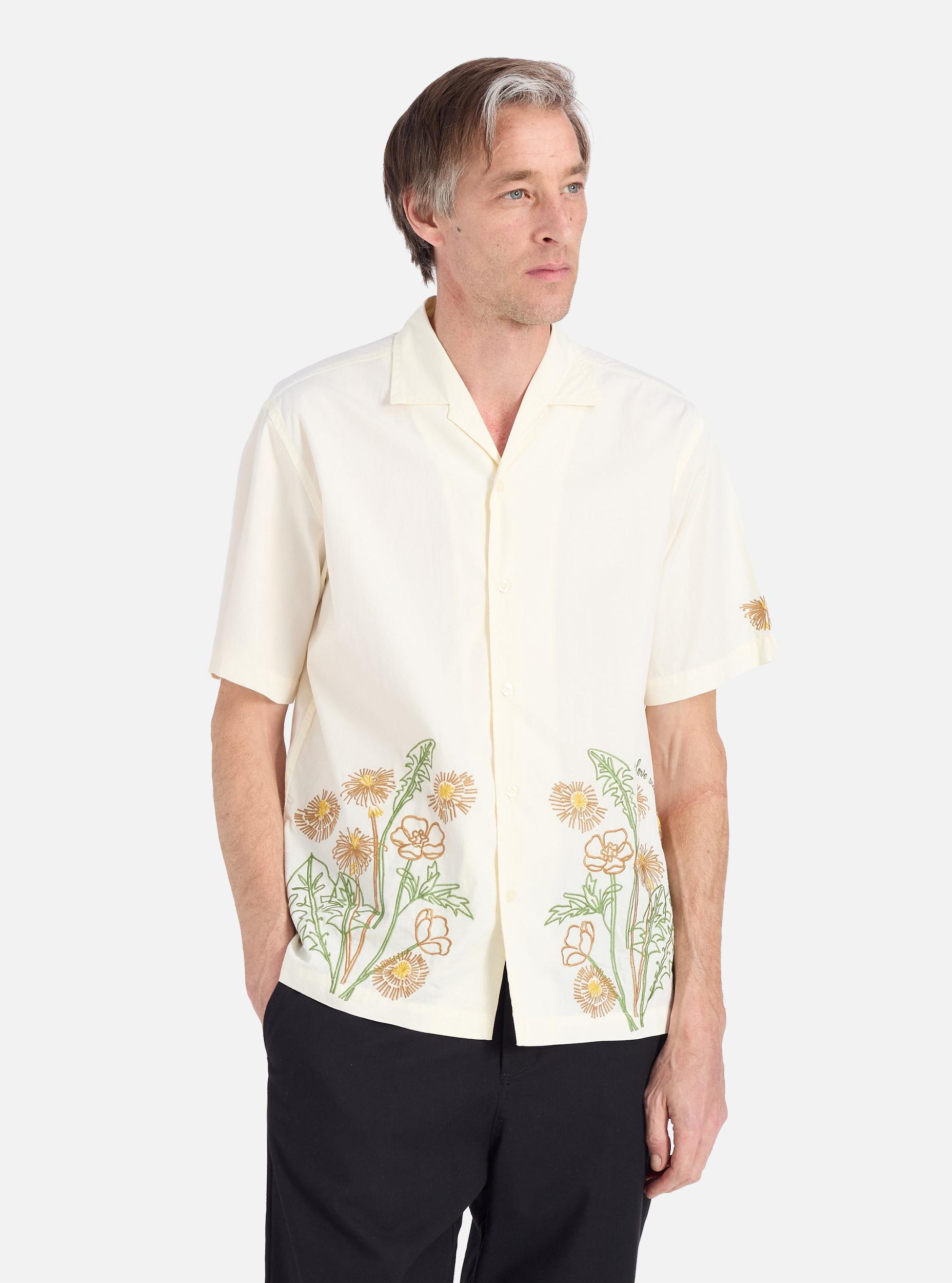 Flower Mountain x Universal Works Ecru Broadcloth Minari Shirt Product Image