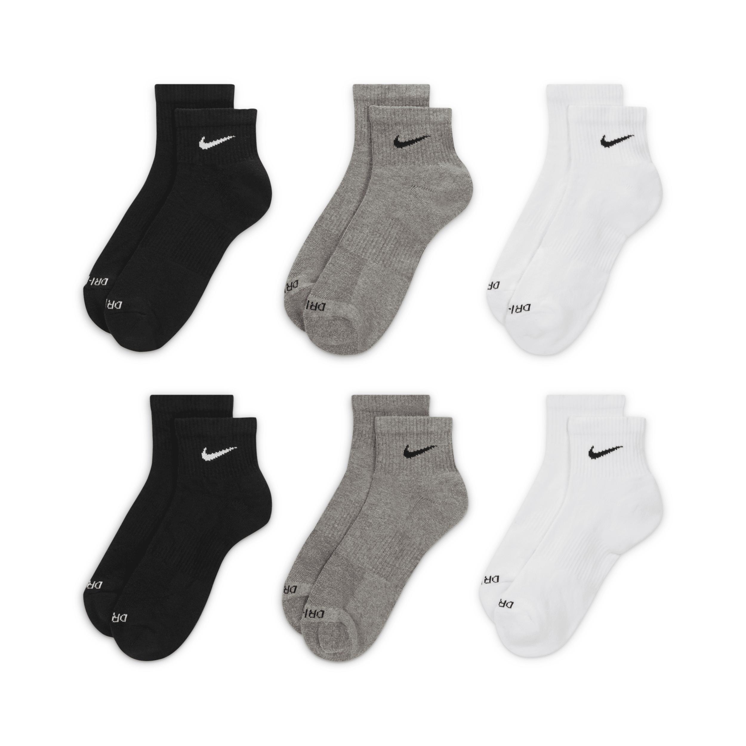Nike Mens Everyday Plus Cushioned Training Ankle Socks (6 Pairs) | SX6899-965 Product Image