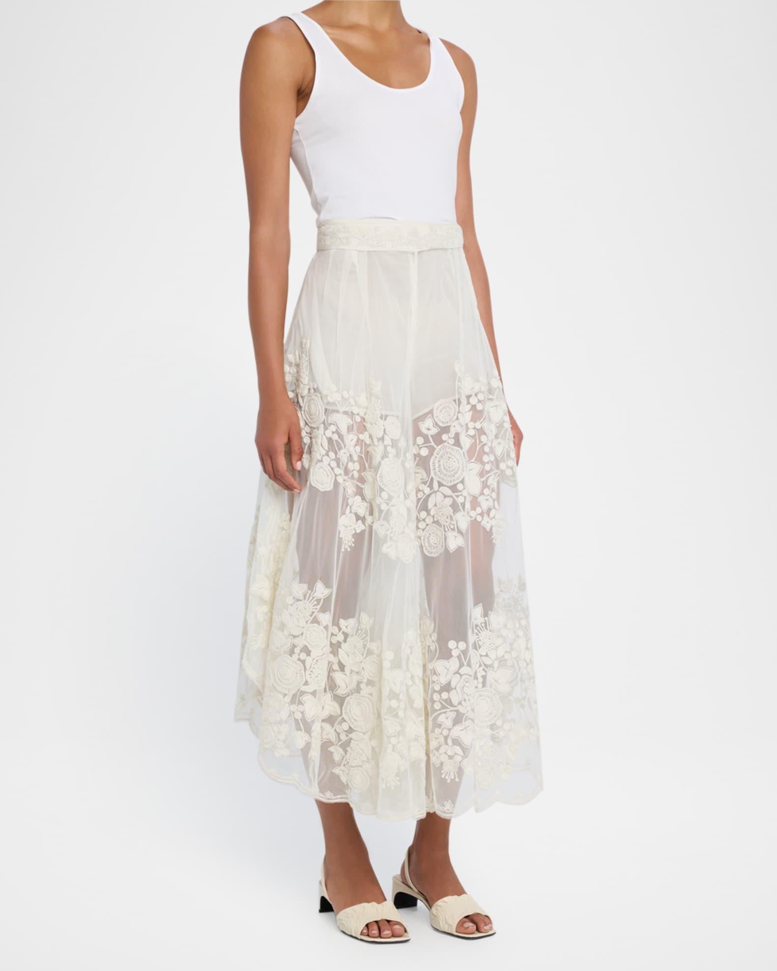 Arielle Pull-On Lace Flare Pants Product Image
