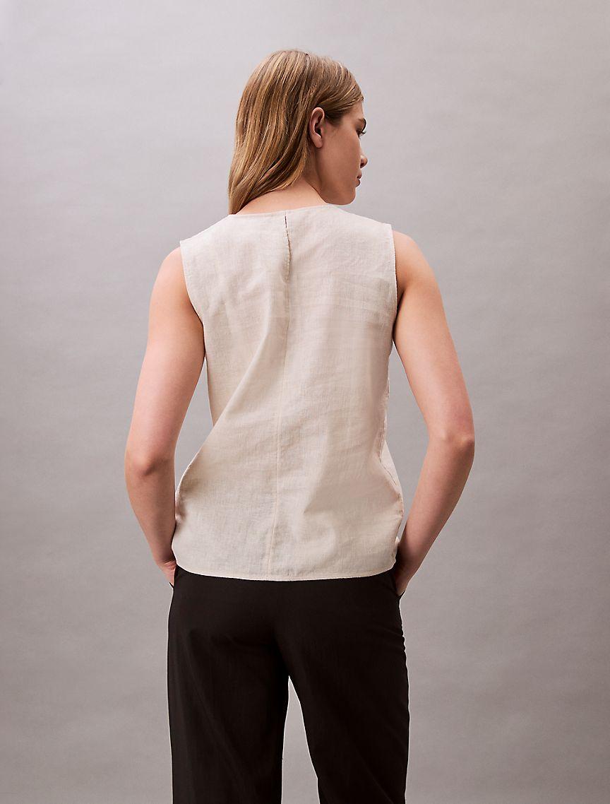 Linen Cotton Tank Top Product Image