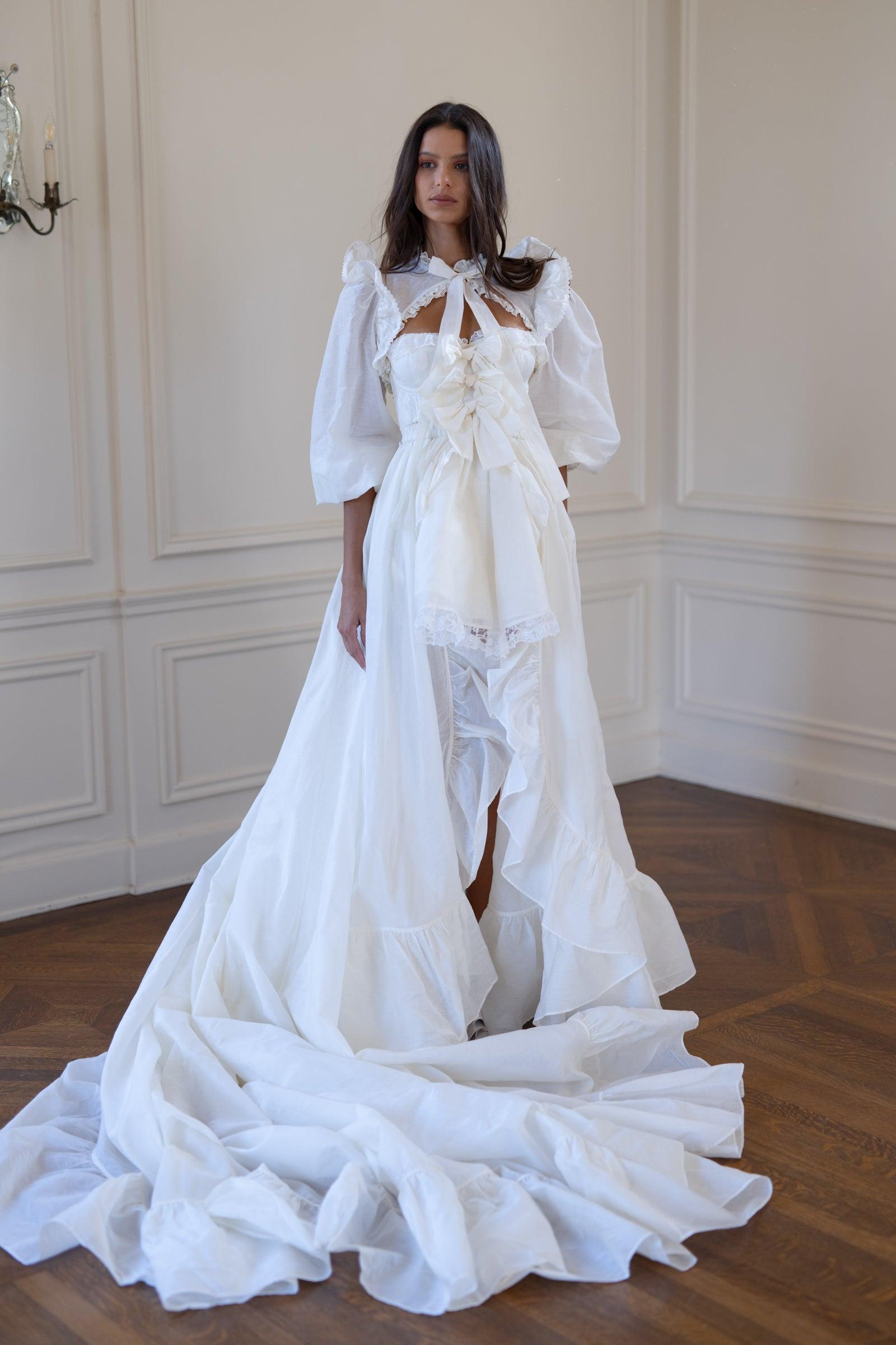 The Ivory Organdy Cake Shop Dress Product Image