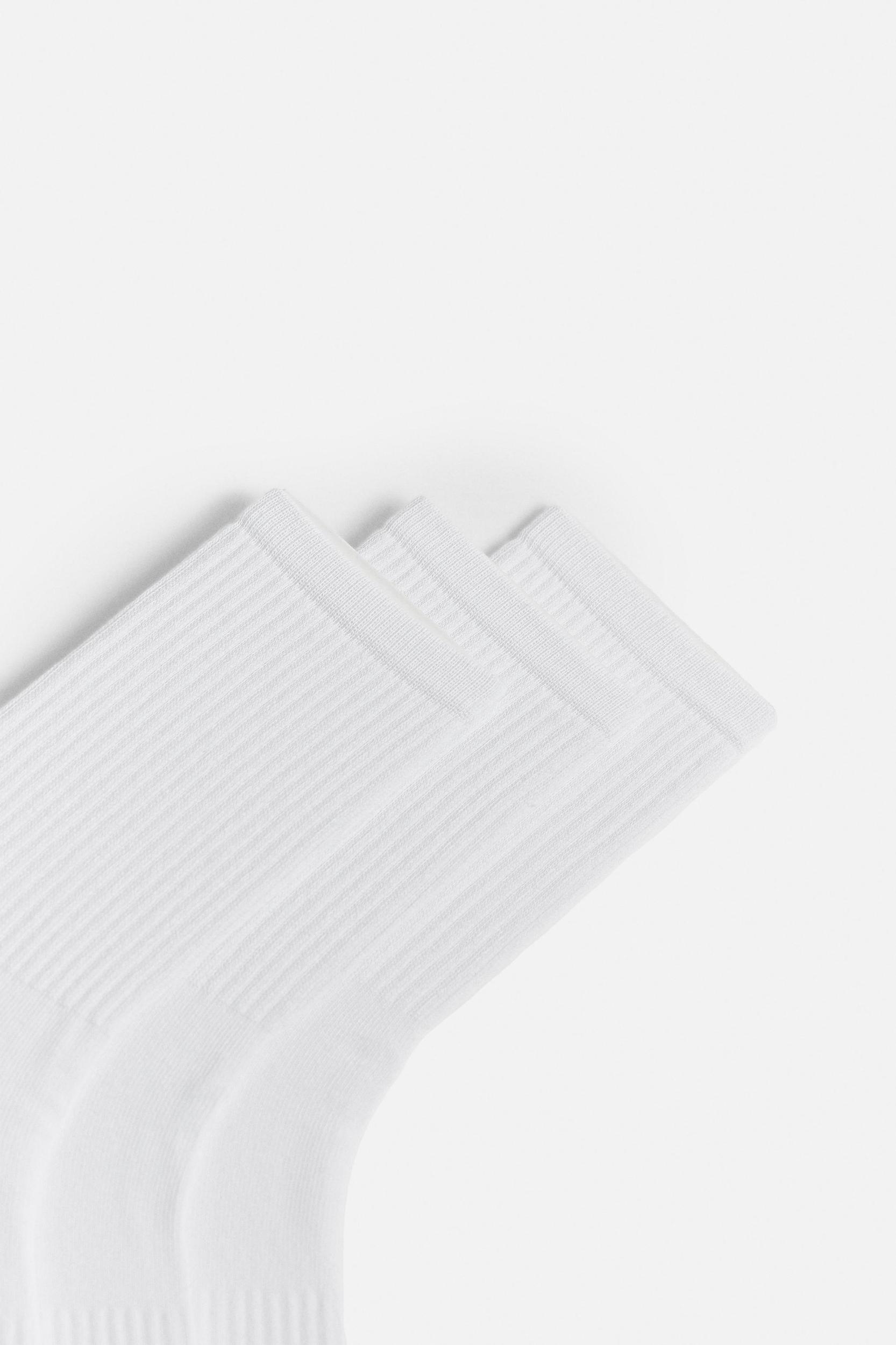 THREE-PACK OF BASIC RIBBED SOCKS Product Image