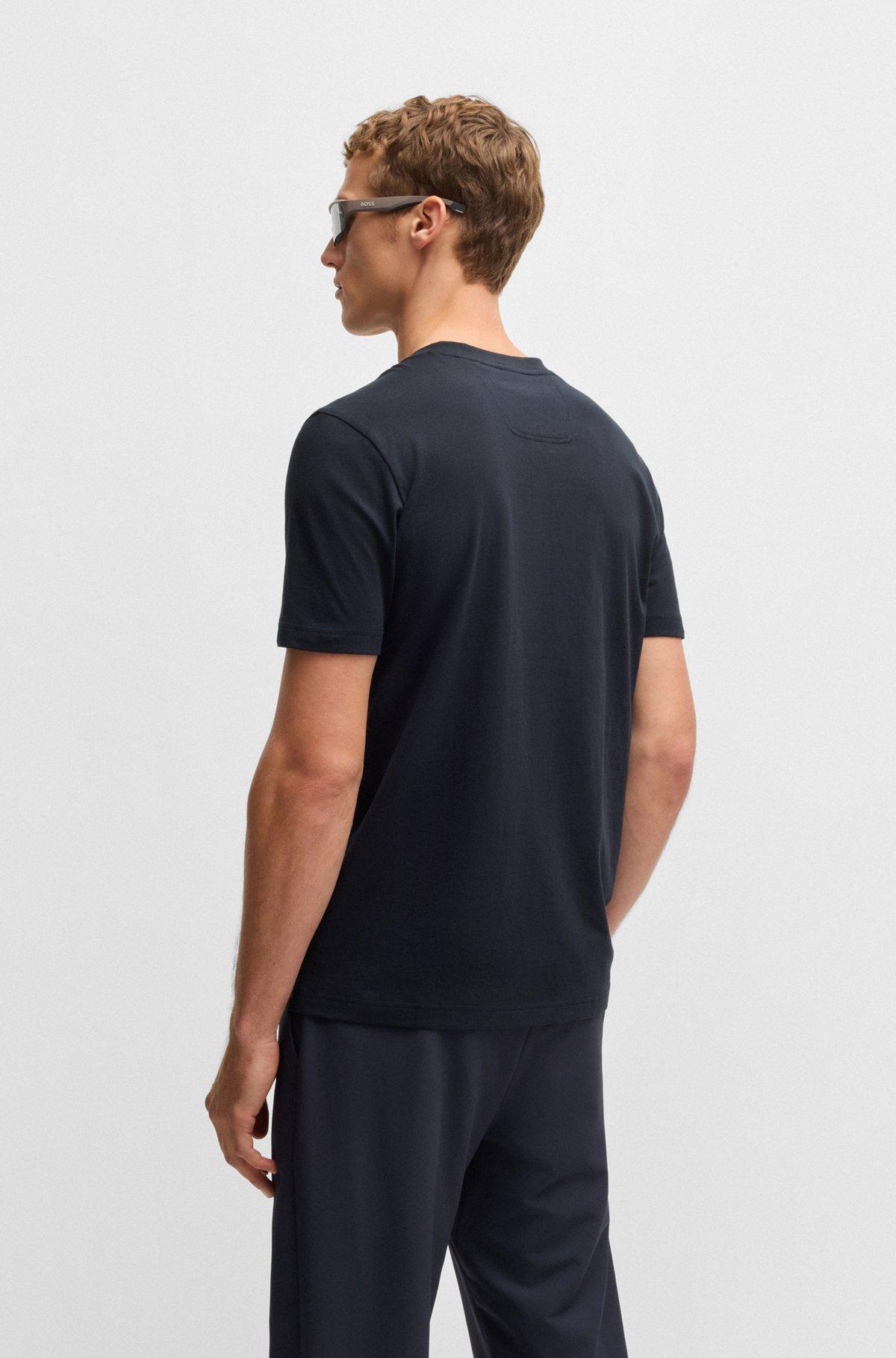 Cotton-jersey T-shirt with logo print Product Image