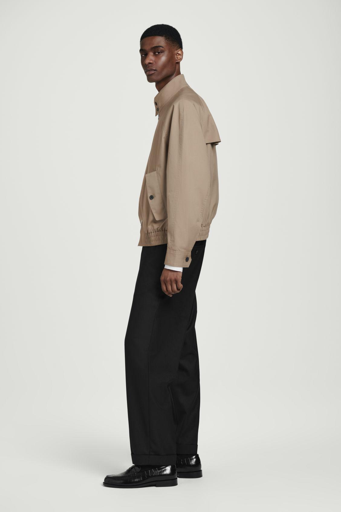 WATER-REPELLENT HARRINGTON JACKET Product Image