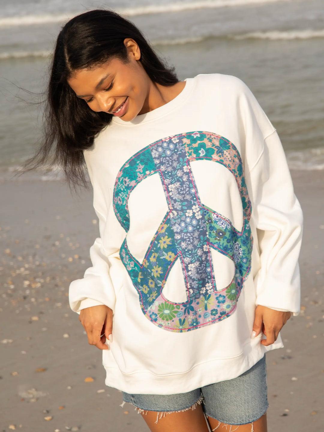 Applique Crewneck Sweatshirt Product Image