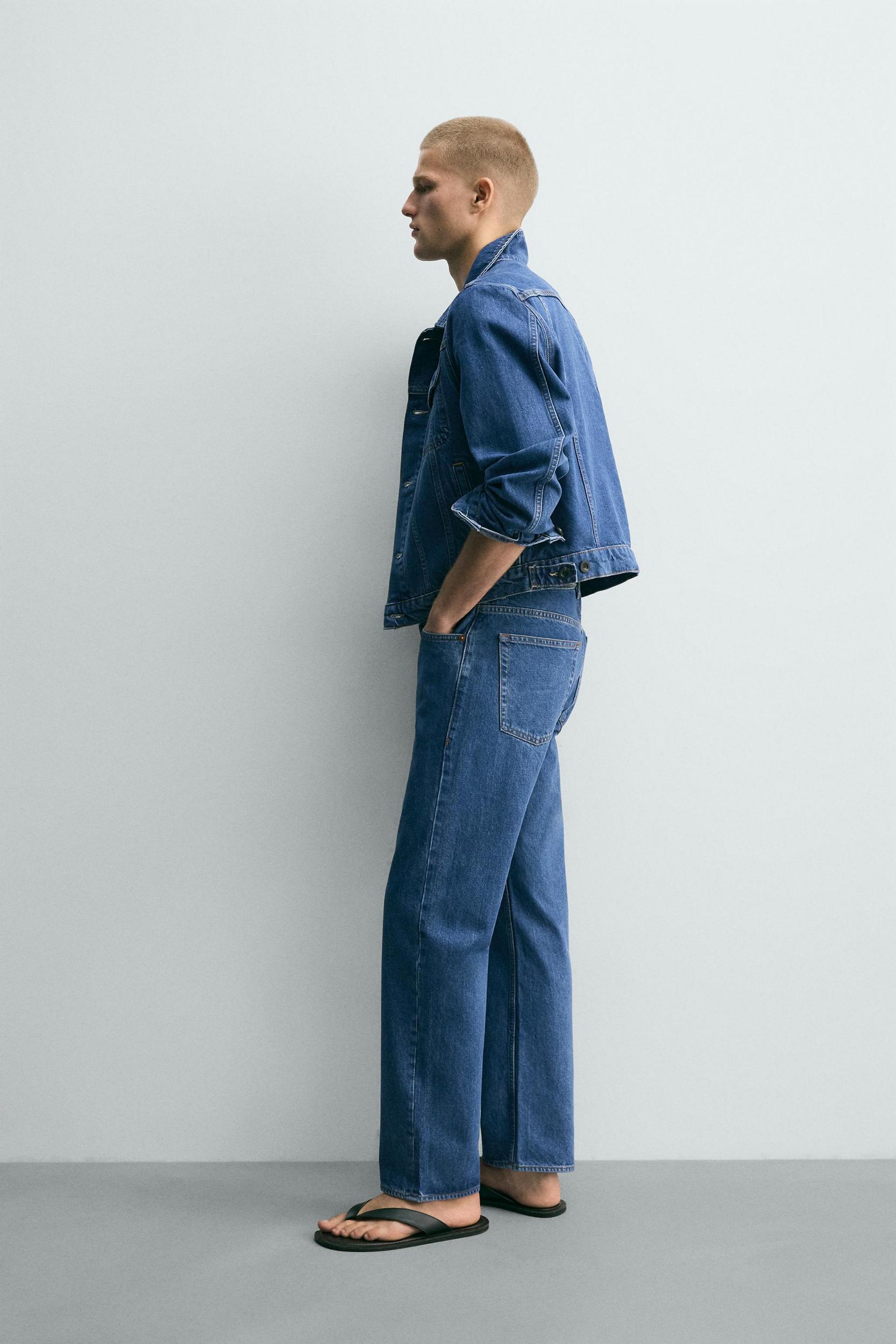 STRAIGHT ANKLE FIT JEANS Product Image