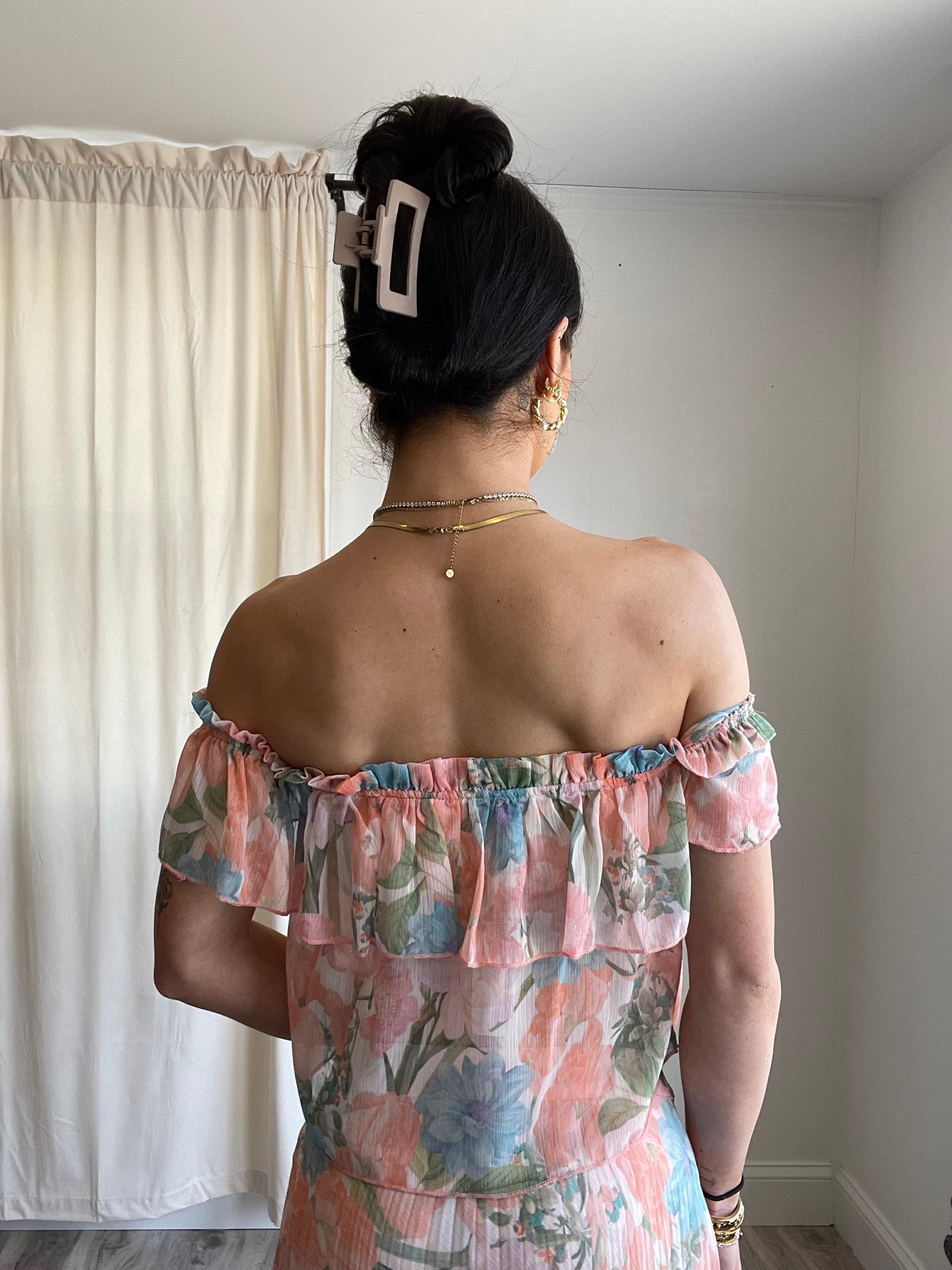 FINAL SALE Kiera Floral Off the Shoulder Top Product Image