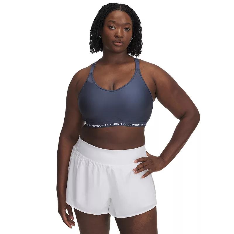 Women's Under Armour Crossback Low-Impact Sports Bra, Size: Large, Castlerock Product Image