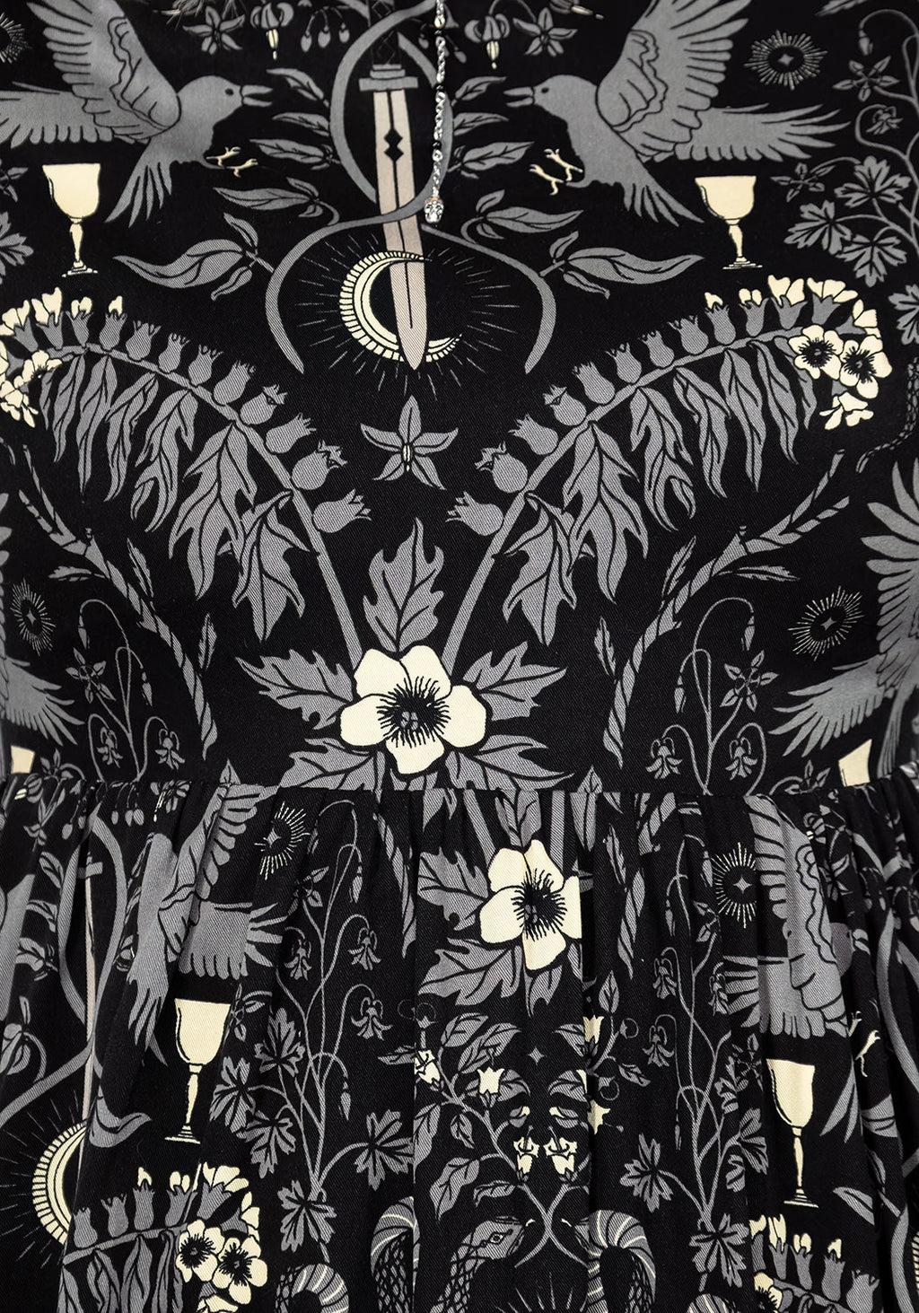 Hecate's Garden Skater Mini Dress Product Image