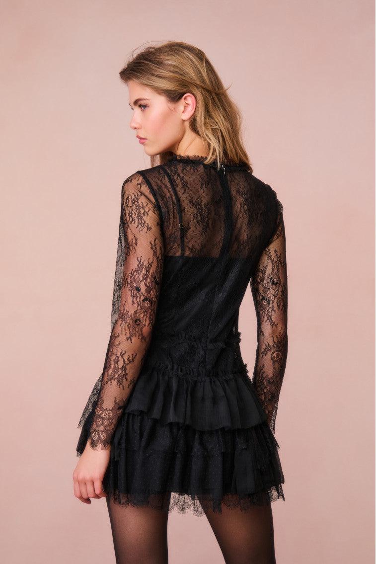 Amberleigh Lace Mini Dress Product Image