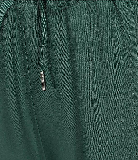 Kinesis Woven Elastic Cinched Cuff Ribbed Waistband Flap Pocket Ankle Joggers Product Image