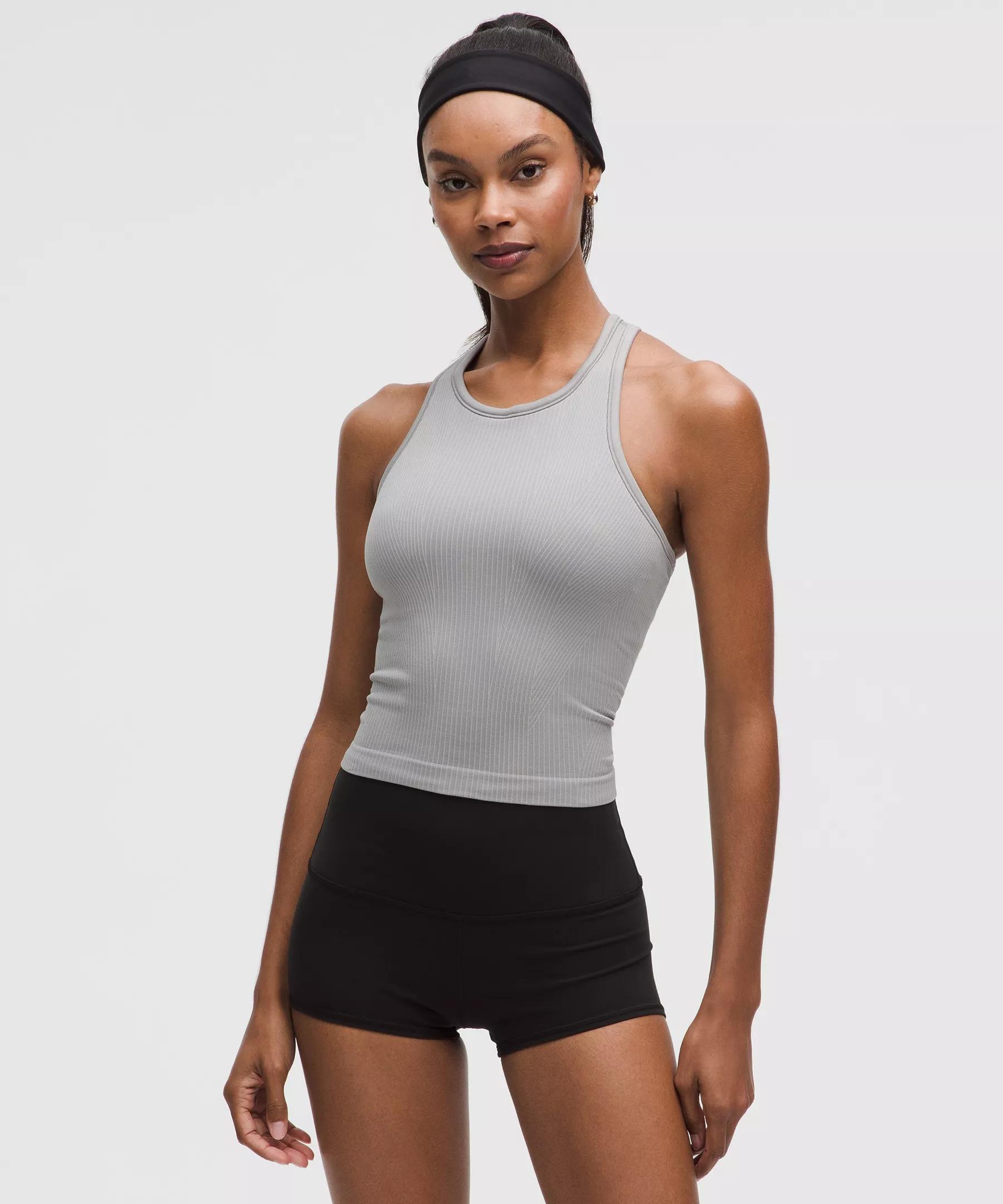 Ebb to Street Cropped Racerback Tank Top *Light Support, B/C Cup Product Image