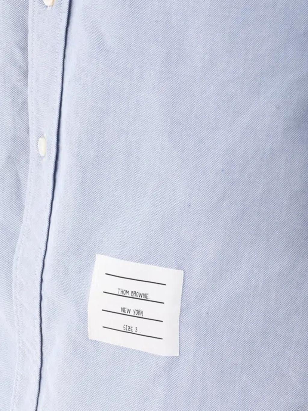 Thom Browne Men's Classic Fit Cotton Button-Down Shirt Product Image