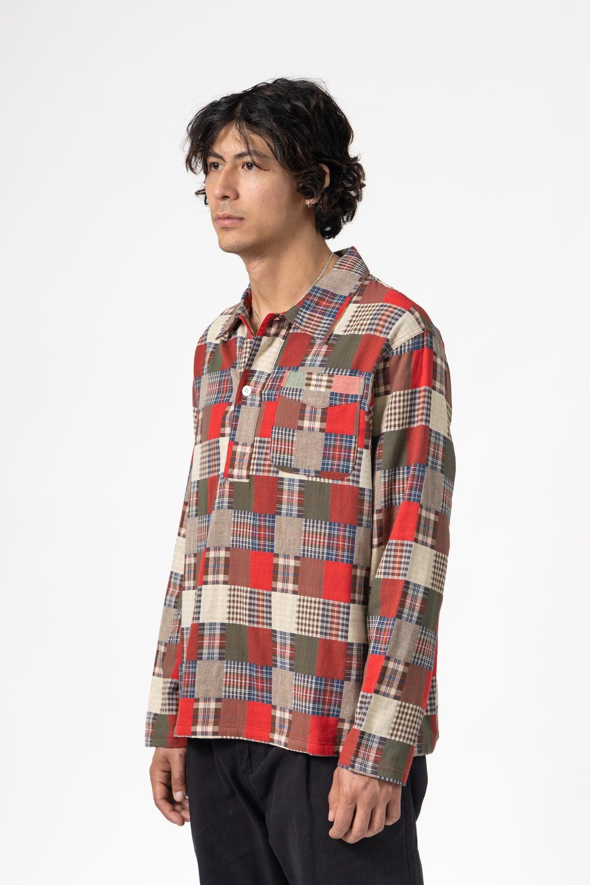 Blacksmith - Striped Two Button Popover - Plaid Product Image