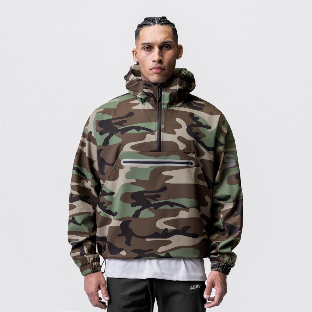 0717. Weather-Ready Anorak Jacket - Woodland Camo Product Image