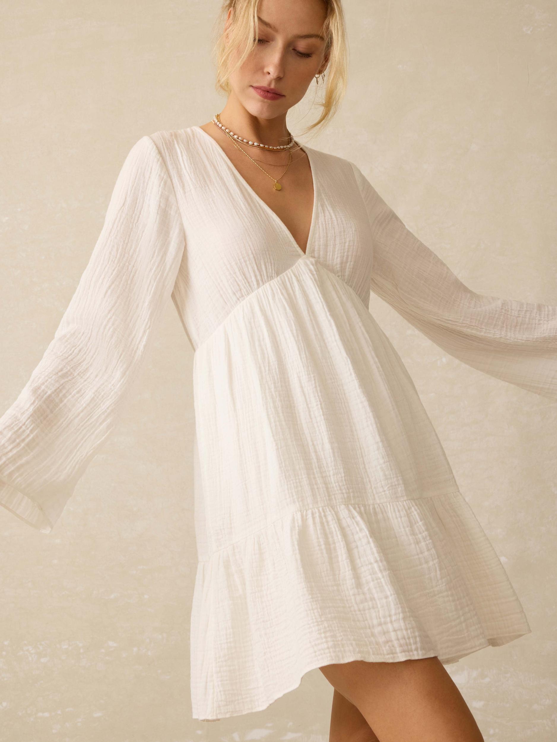 Dune Cotton Gauze Oceana Dress - White Female Product Image