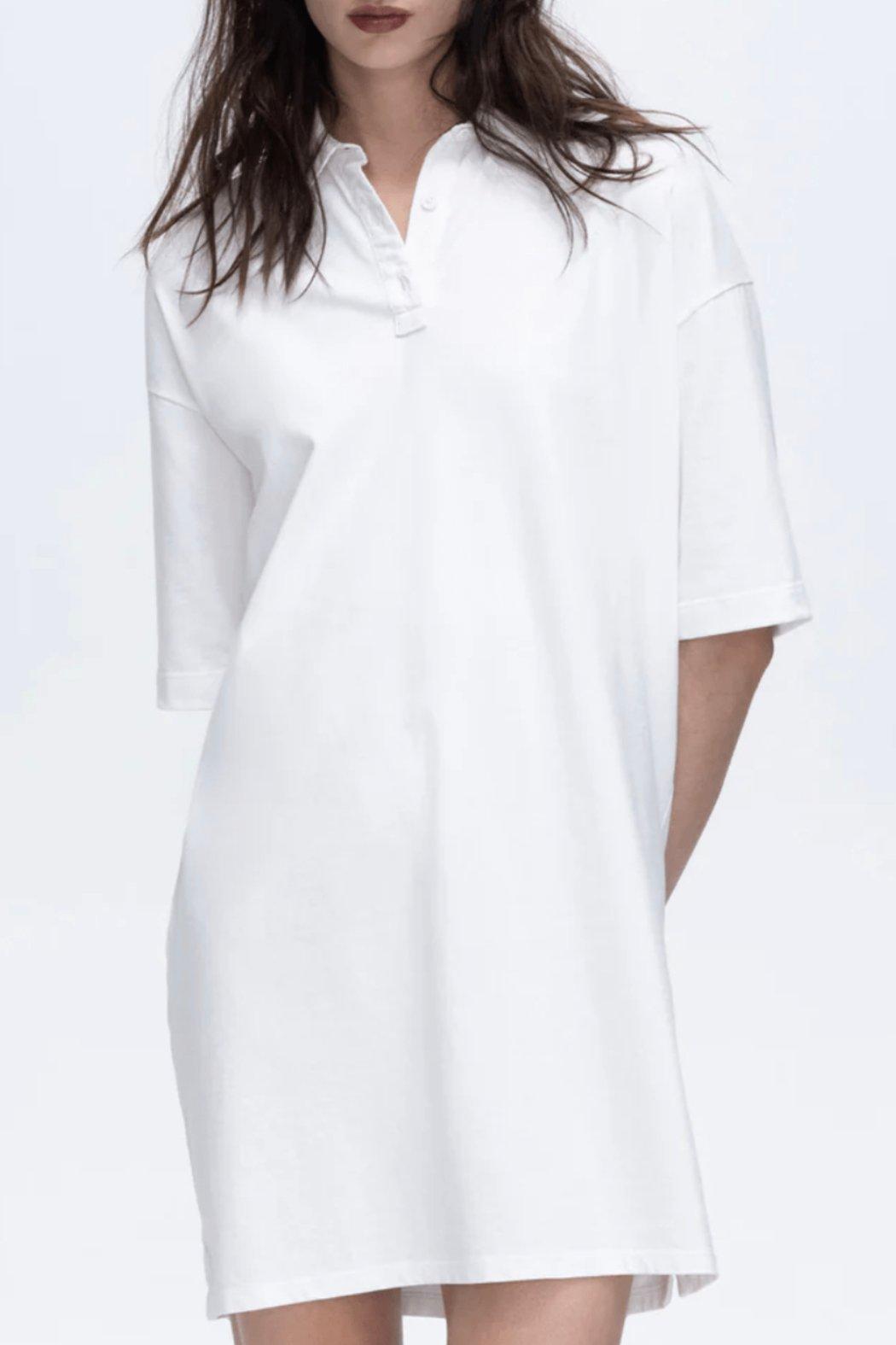 Short Sleeve Polo-Dress Product Image