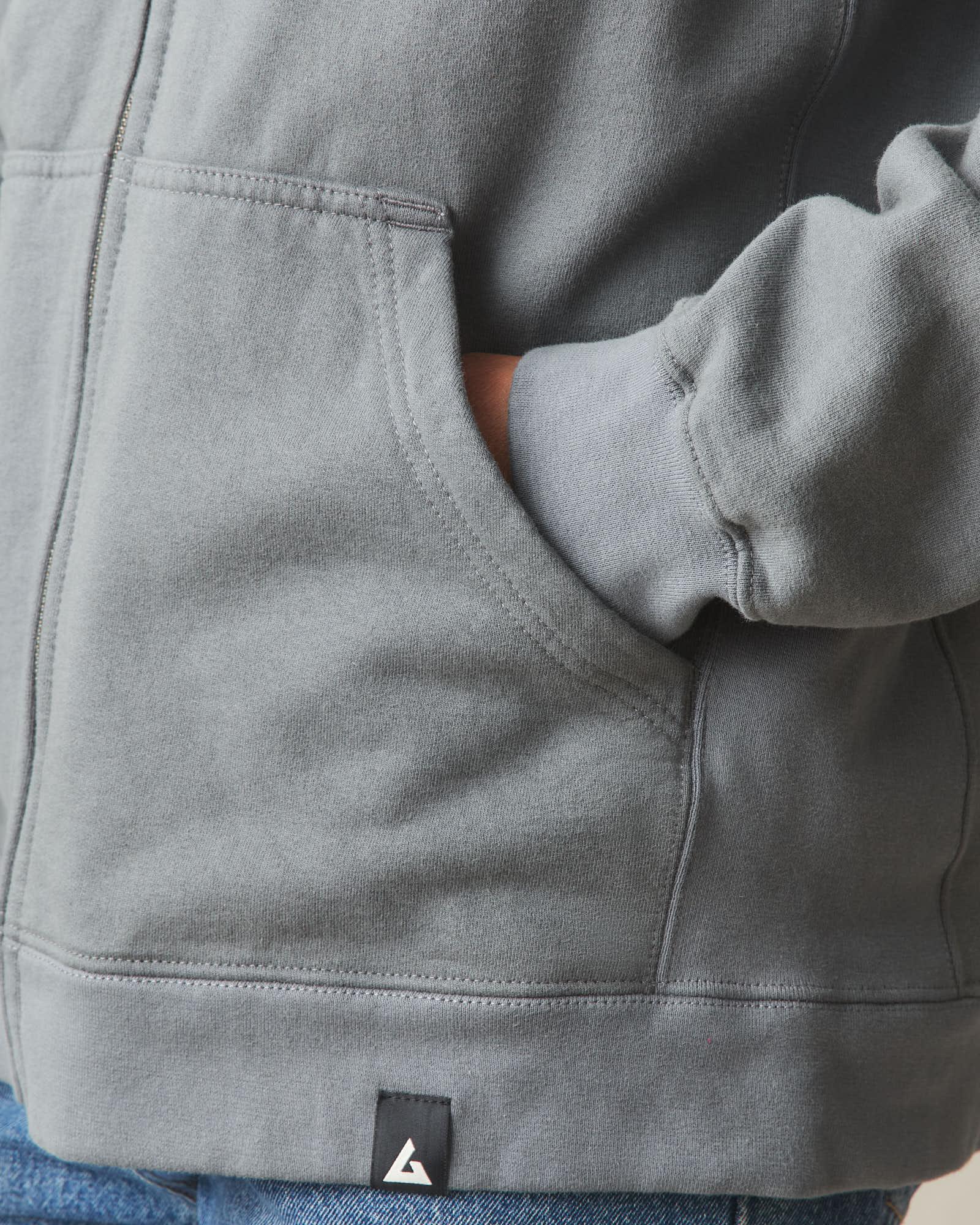 Men's Relaxed Classic Full Zip - Lava Smoke Product Image