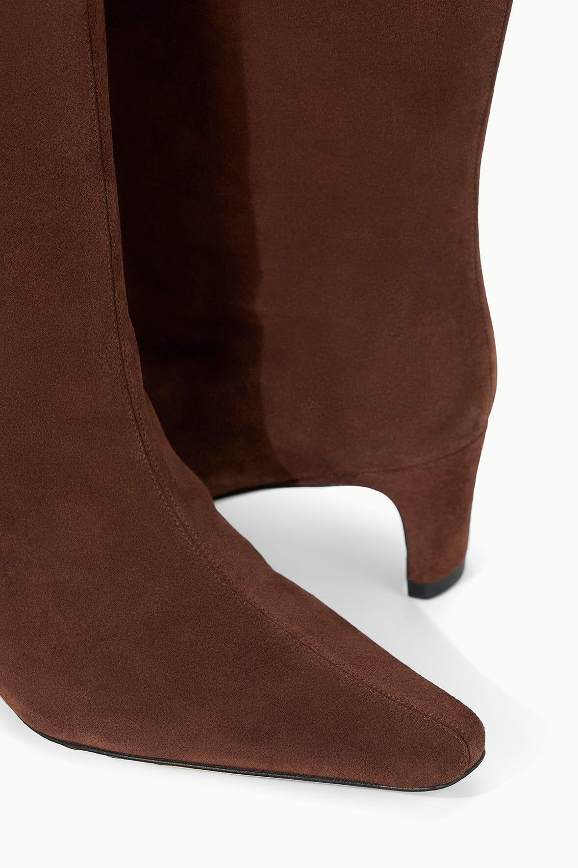 MIDCALF WALLY BOOT | MAHOGANY SUEDE Product Image