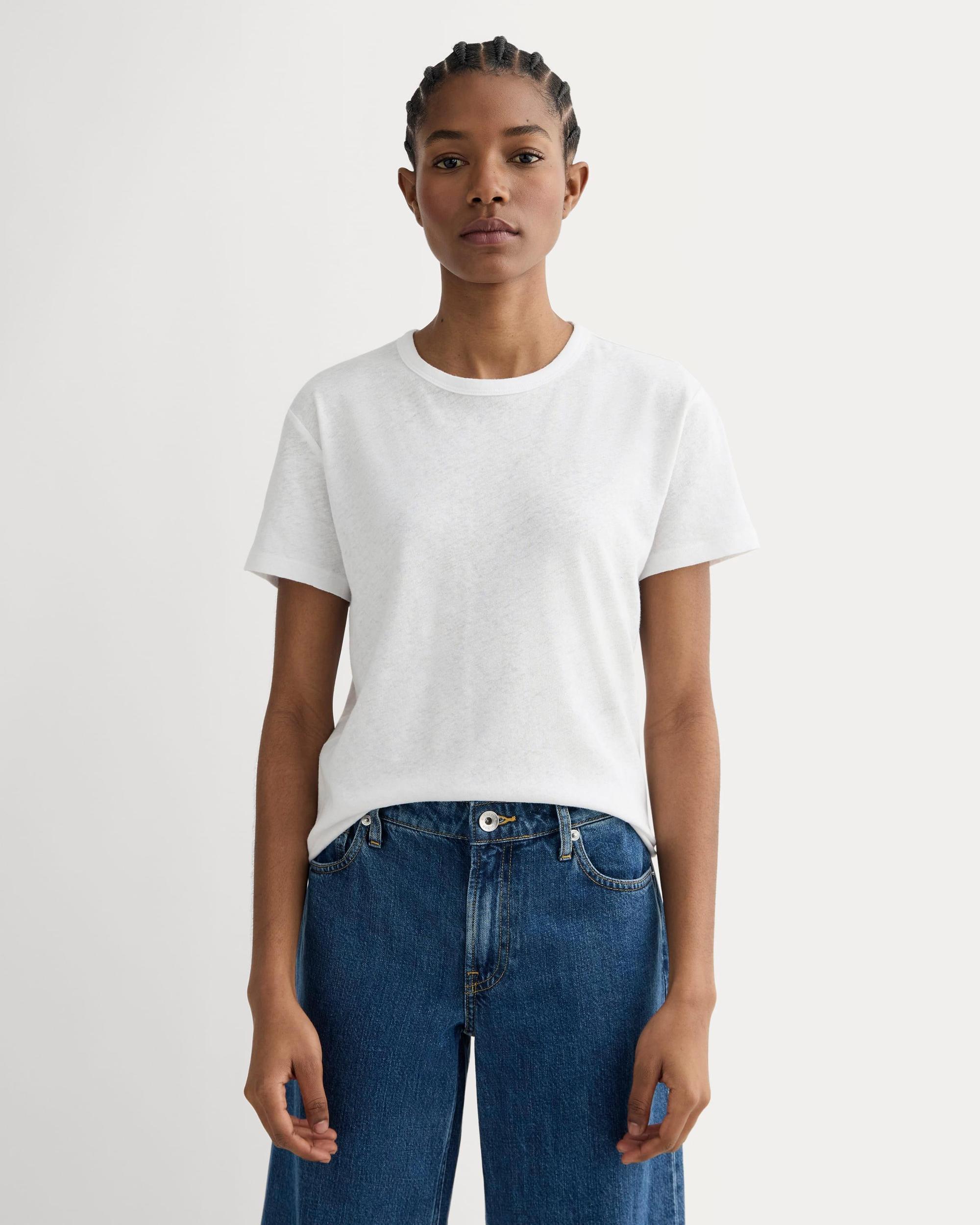 Womens Box-Cut T-Shirt in Cotton Linen by Everlane Product Image