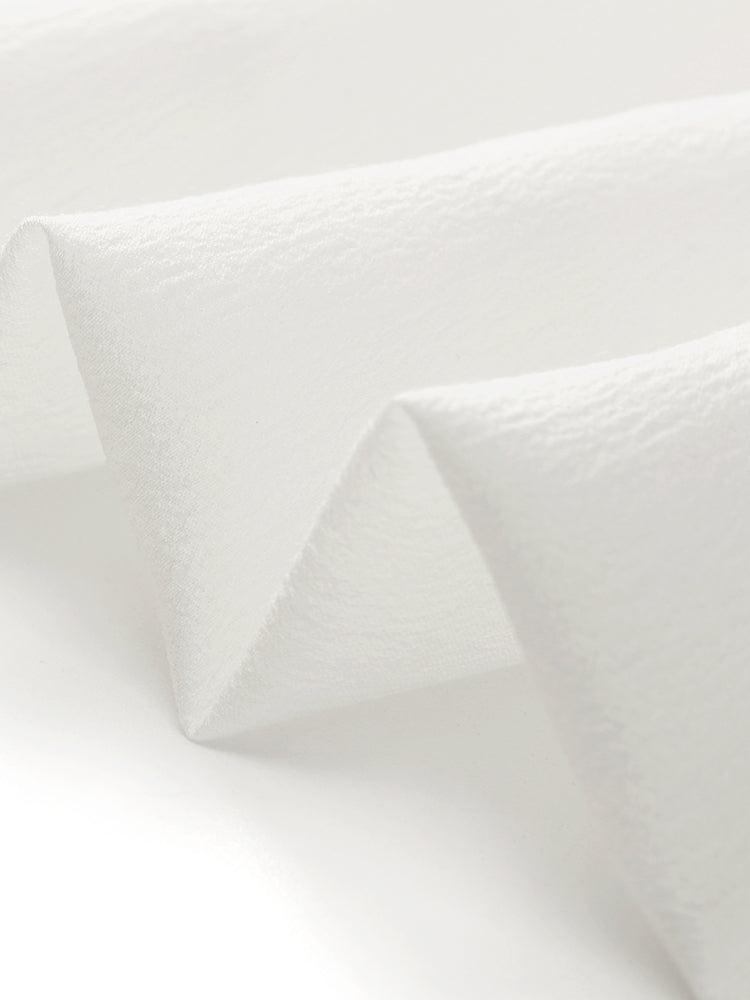 Acetate V-Neck Lace Trim Women Blouse Product Image