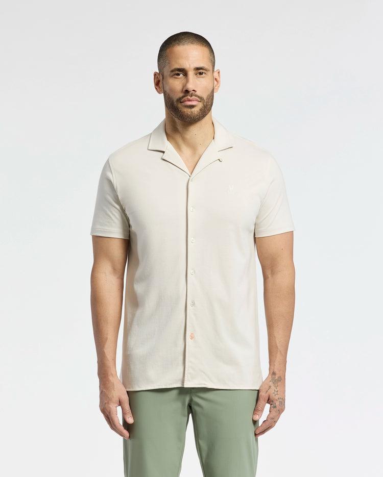 MENS BRYAN CAMP COLLAR SHORT SLEEVE SHIRT - B6Q581F200 Product Image