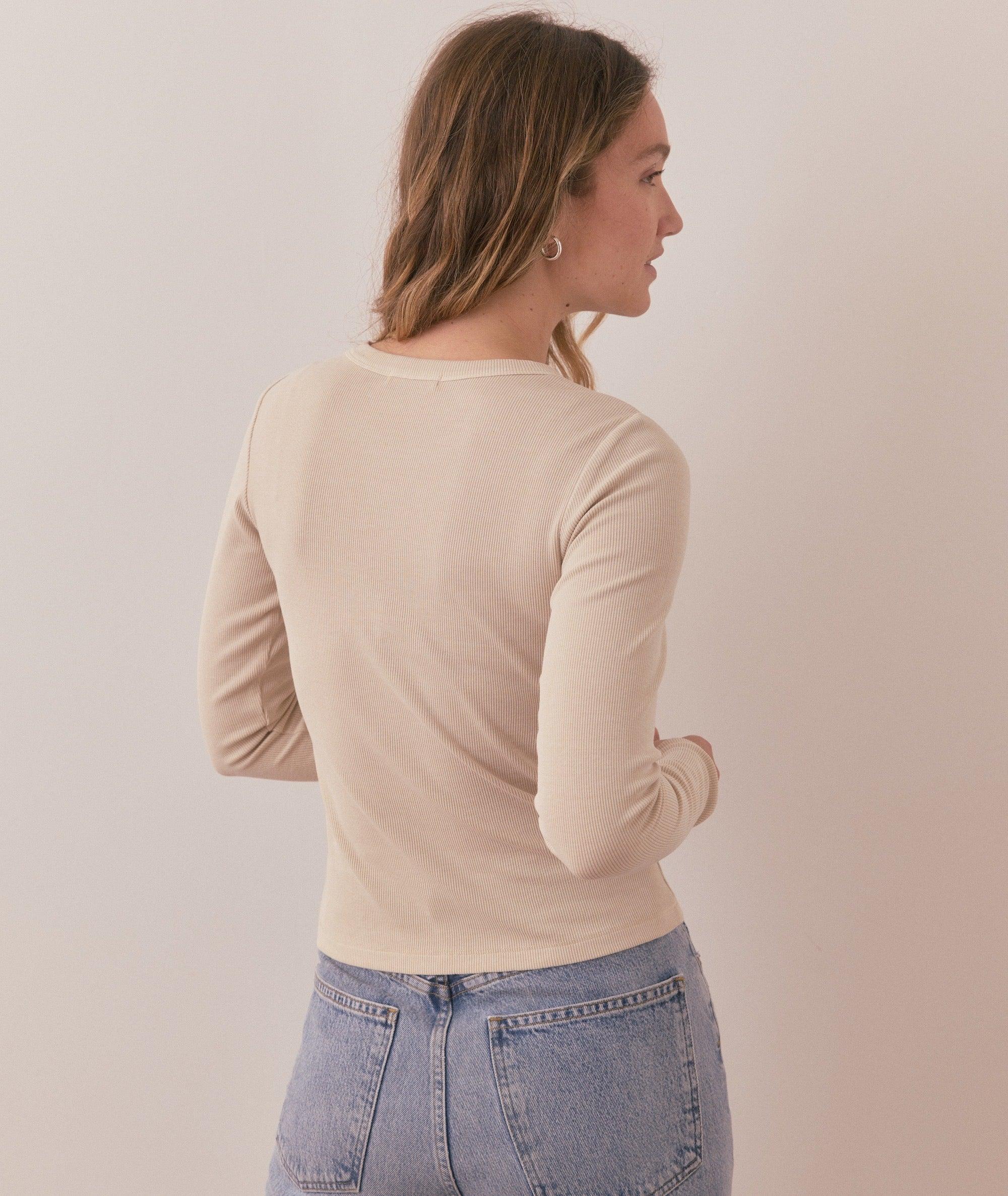 Lexi Rib Sun-In Longsleeve Crew Tee Product Image