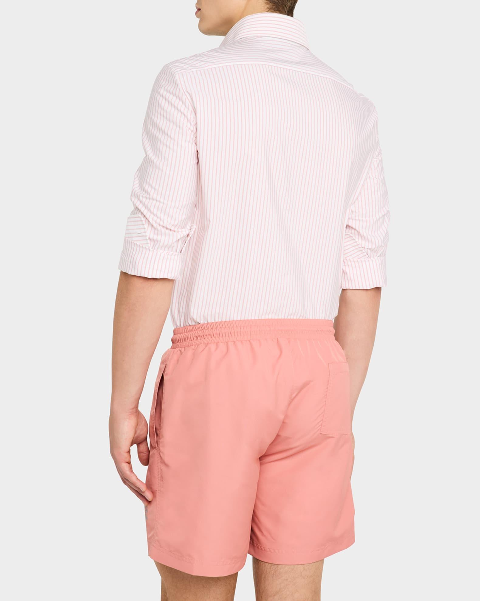 Men's Cotton Mini Stripe Sport Shirt Product Image