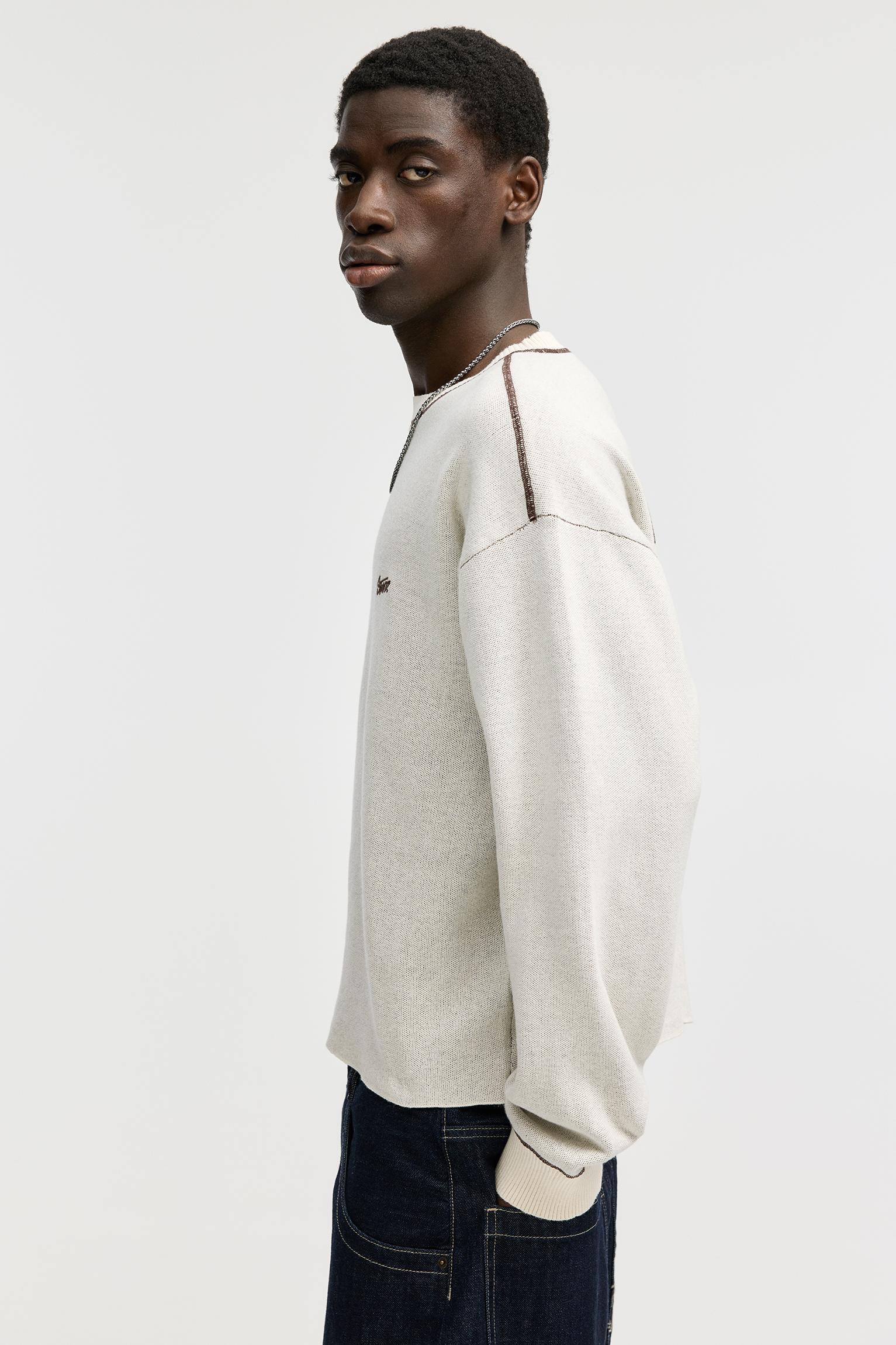 STWD sweater with seam details Product Image